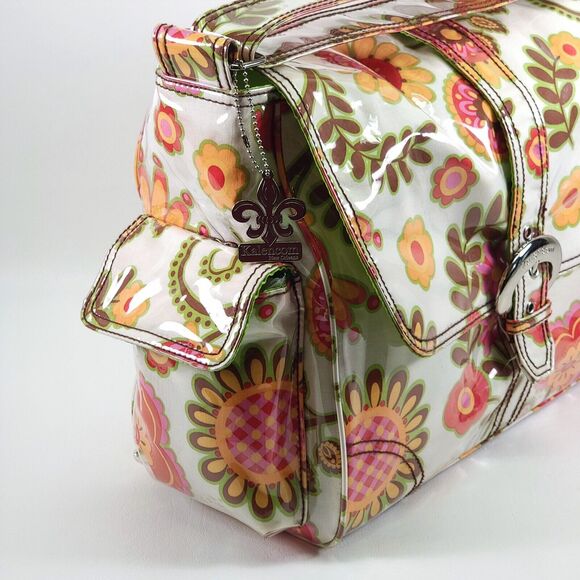 Kalencom New Orleans Diaper Bag Large Multicolor Cotton Floral With Changing Mat - Picture 6 of 16